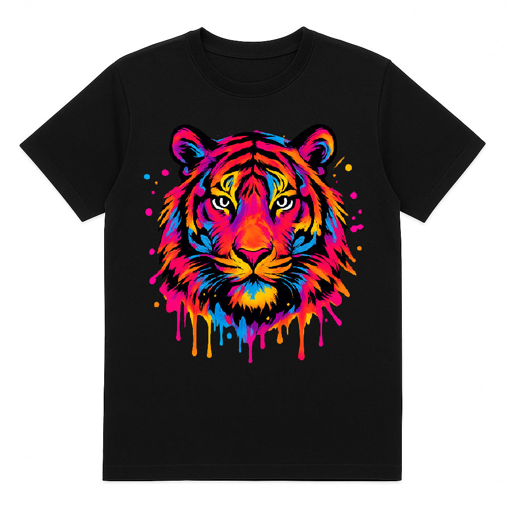 T-shirt Neon Roar Black Men's