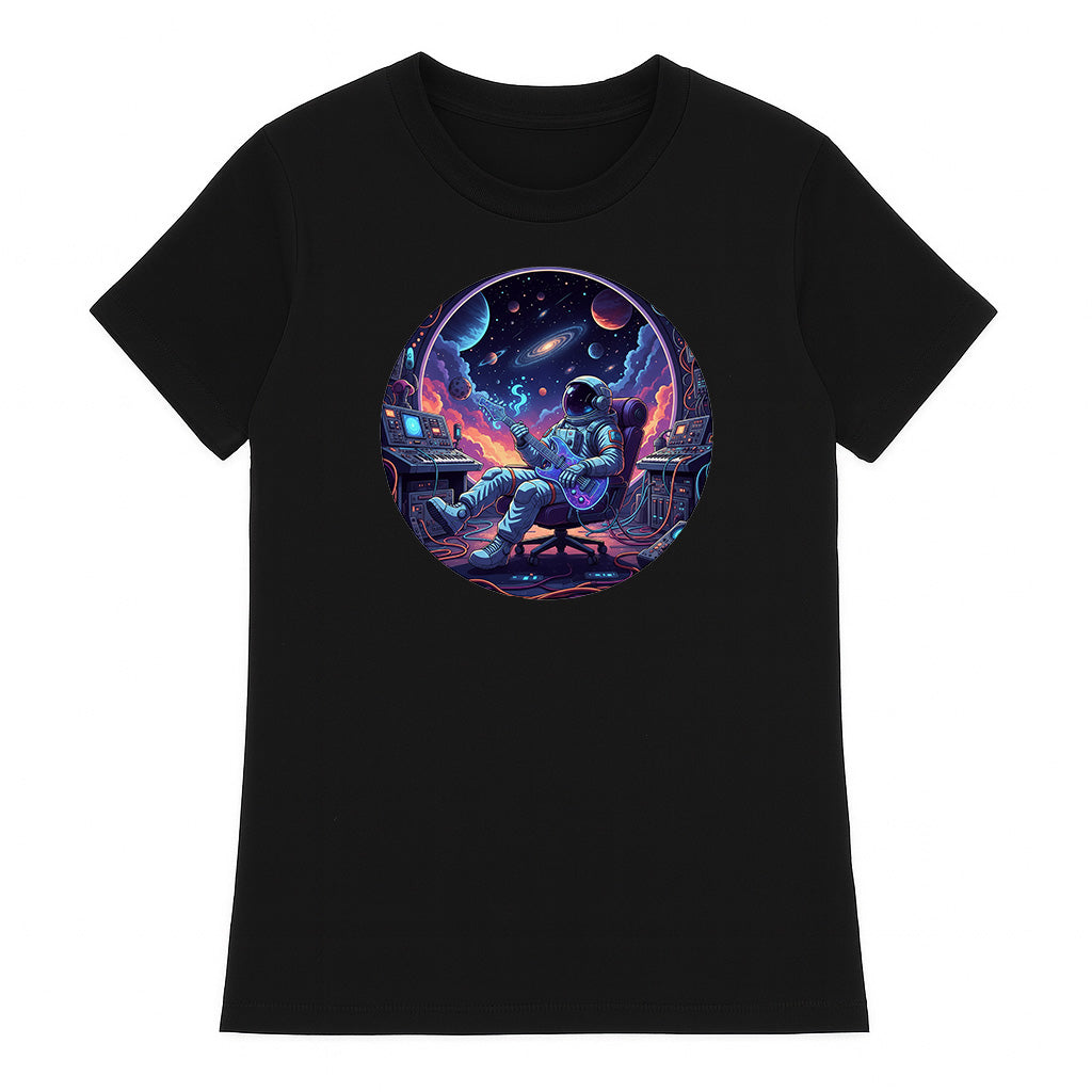 T-shirt Electric Galatic  Black Women's