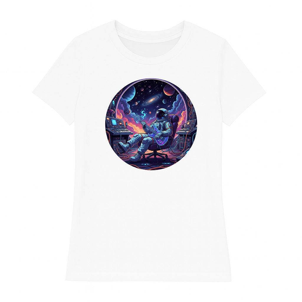 T-shirt Electric Galatic White Women's