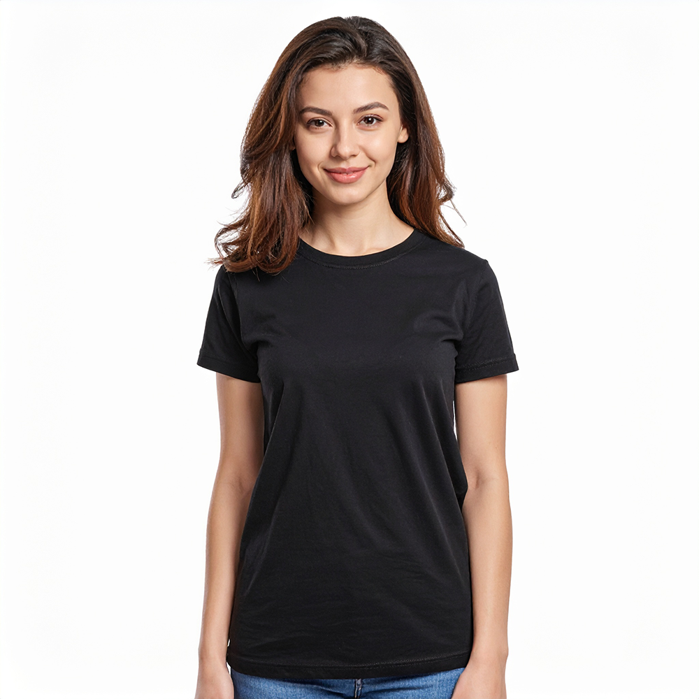 T-shirt Pirate Red Bandanna Black Women's