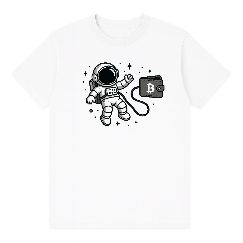 T-shirt Astro Wallet White Men's