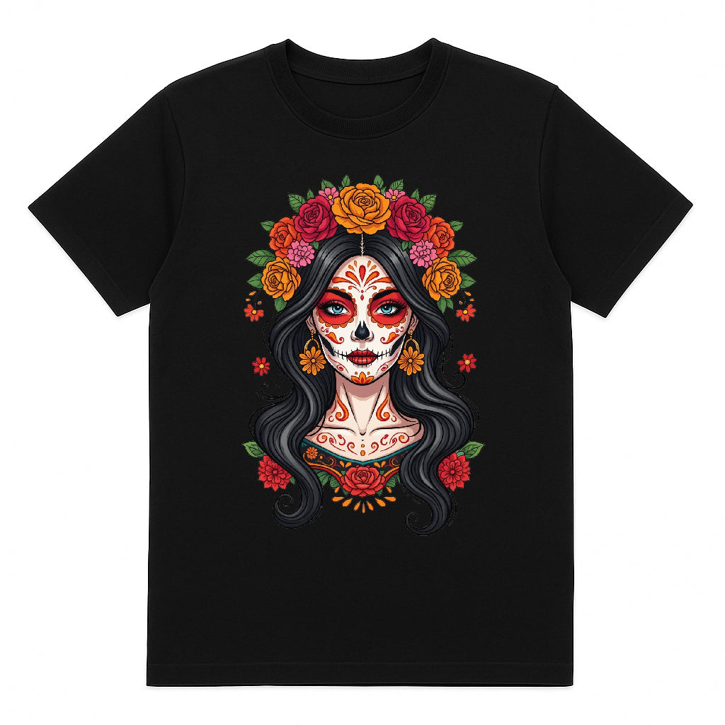 T-shirt La Catrina Black Men's