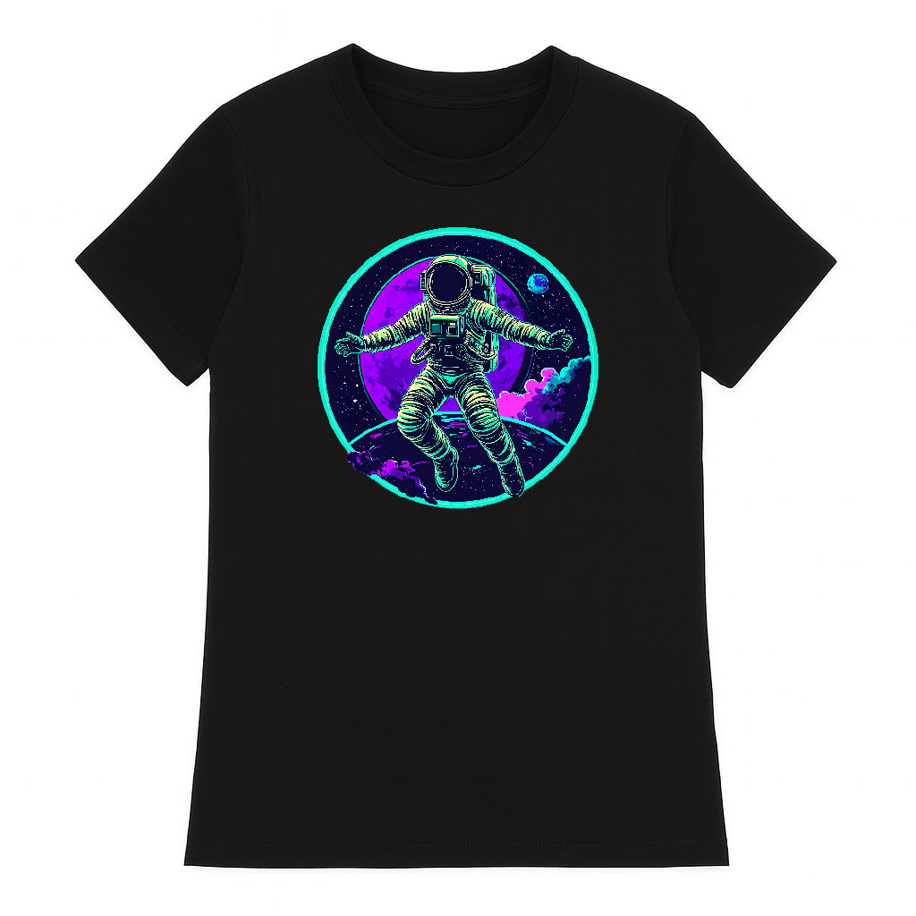 T-shirt Neon Odyssey  Black Women's