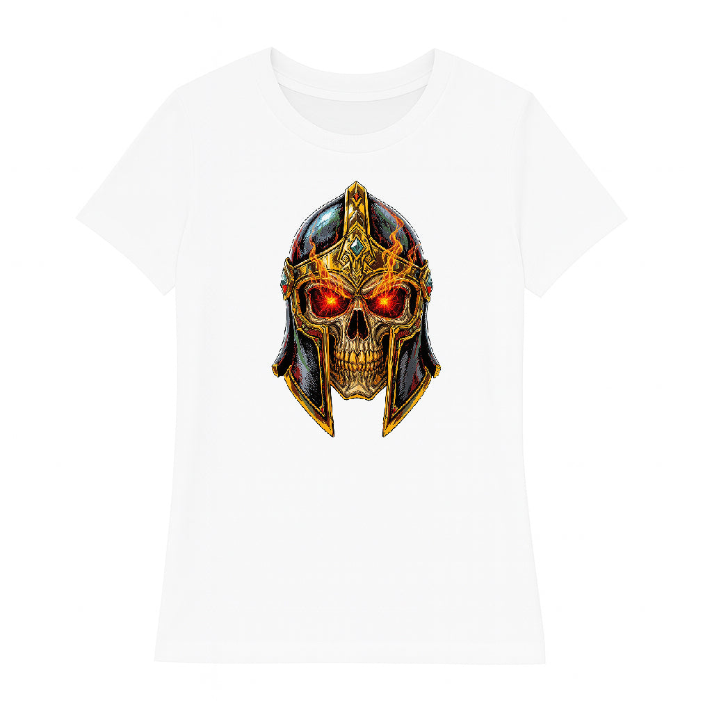 T-shirt Skull Forge White Women's
